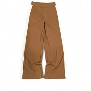 Aerie OFFLINE Heavyweight Ribbed Wide-Leg Pants w/ Side Slits NWT M